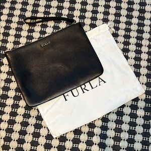 Furla Babylon Leather Clutch